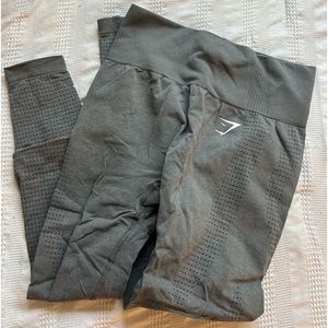 gymshark grey leggings, size medium